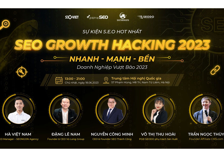 Sự Kiện SEO Growth Hacking 2023 – SEO VIỆT